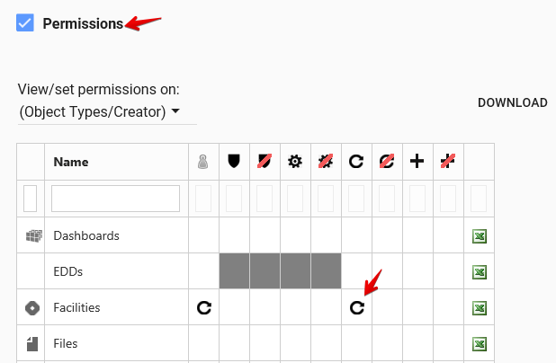 SQL_Form_permissions_facilities